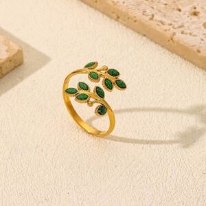 Stainless Steel Gold Ring NWT